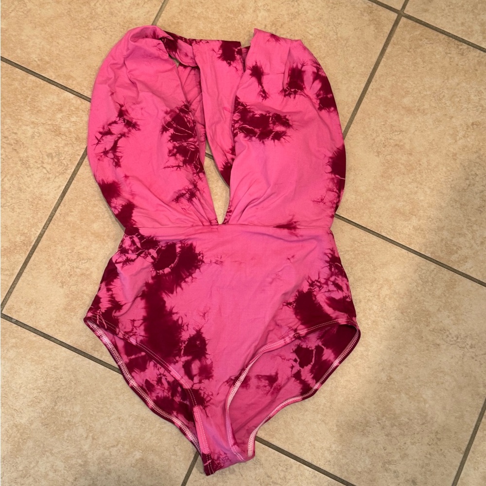 Tie dye swimsuit!